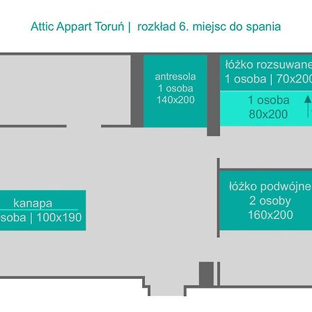 Attic Appart Torun Exterior foto