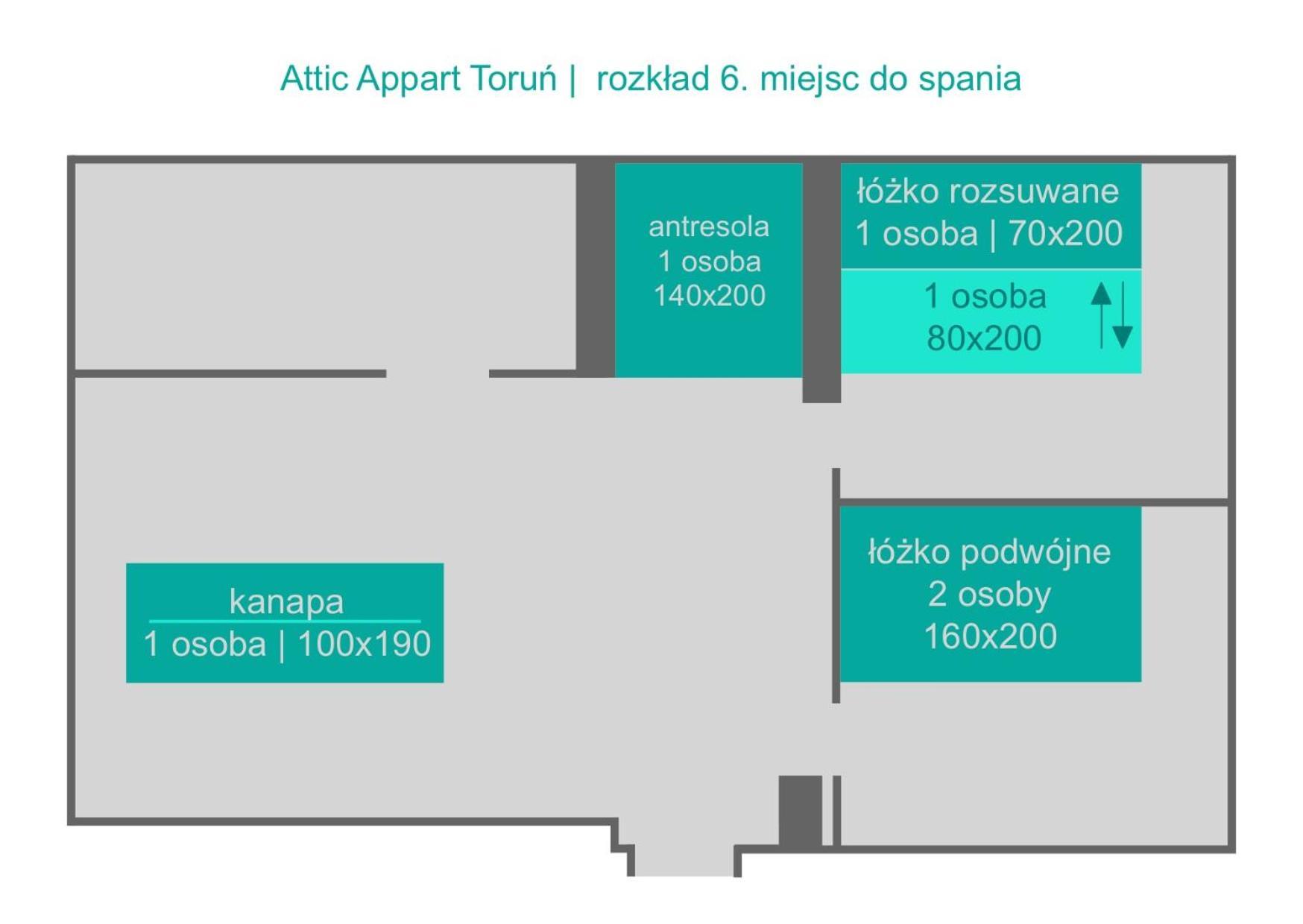 Attic Appart Torun Exterior foto